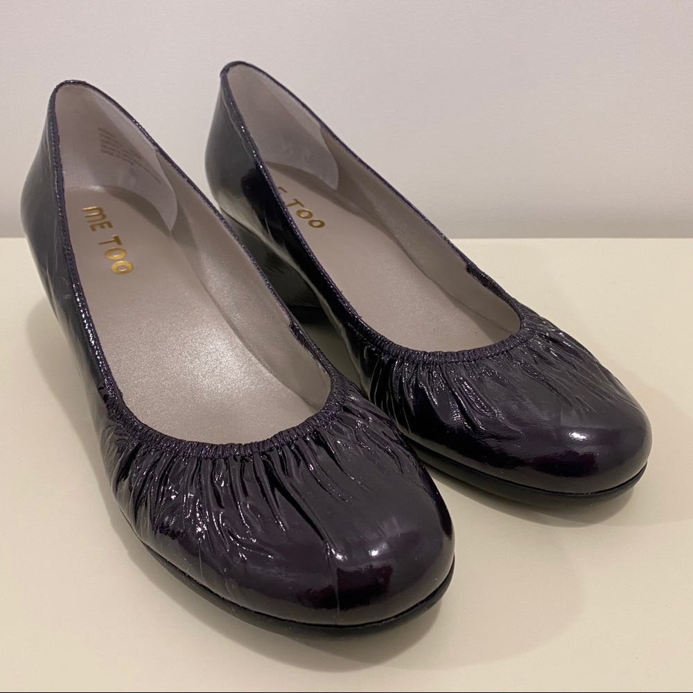 Me Too Deep Purple Wedge Heels